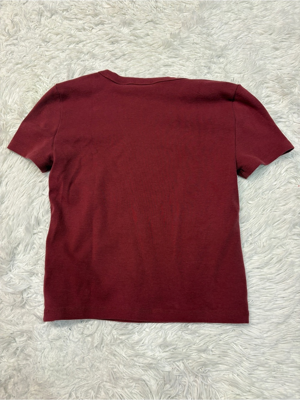Aritzia Sunday Best BestHug™ Little Ribbed Icon Dog T-Shirt Red - Picture 4 of 5